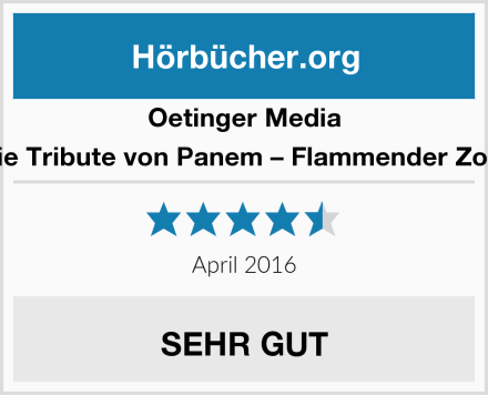 Oetinger Media Die Tribute von Panem – Flammender Zorn Test