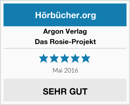 Argon Verlag Das Rosie-Projekt Test